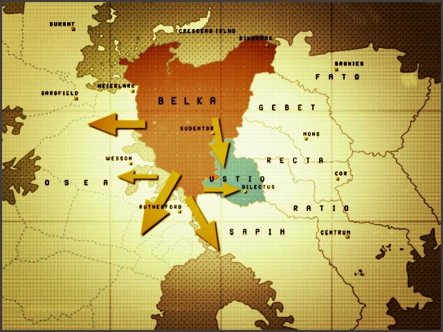 皇牌空戰Zero作戰地圖：Belka及其周邊地區