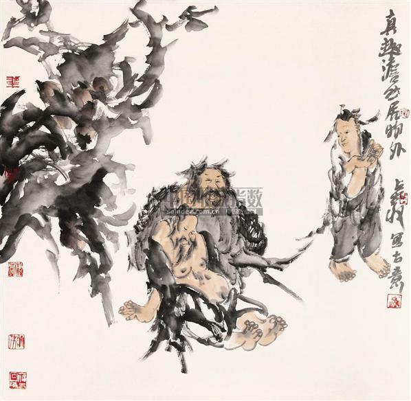 神遊物外中國畫