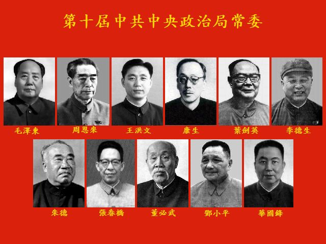 中國共產黨第十屆中央政治局
