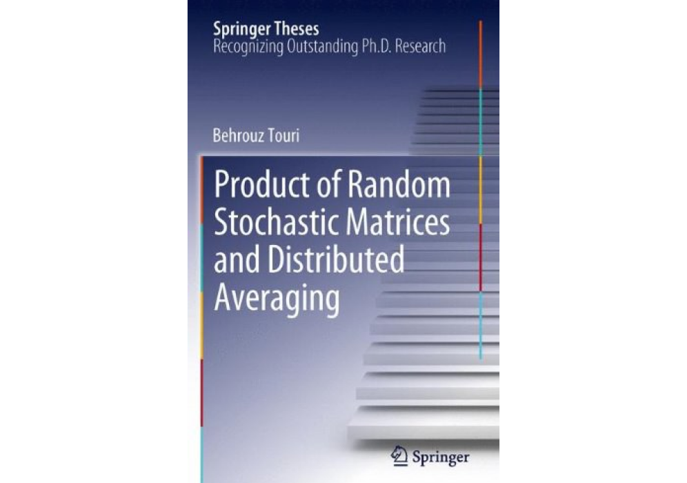 Product of Random Stochastic Matrices and Distributed Averaging
