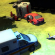 3D救護車停靠 3D救護車停靠