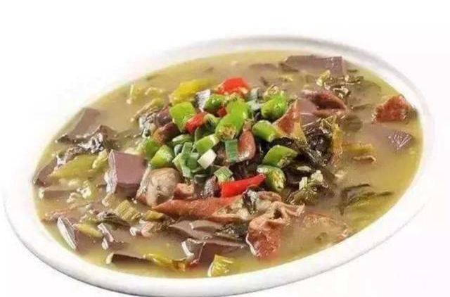 酸菜血旺湯 酸菜血旺湯