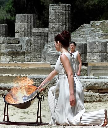北京奧運會聖火在希臘採集