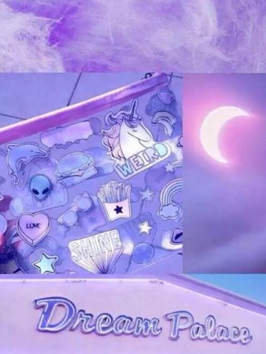紫色微光