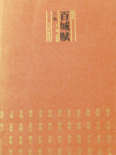 百城賦(2008年光明日報出版社出版的圖書)