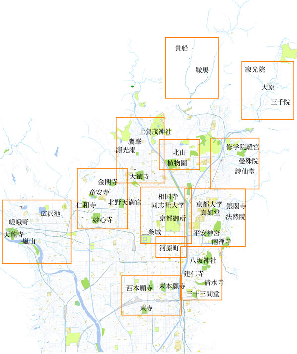 京都府觀光地圖