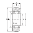FAG NA2208-2RSR軸承 FAG NA2208-2RSR軸承