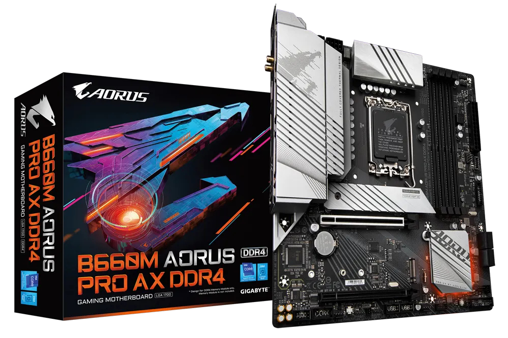 GIGABYTE B660M AORUS PRO AX DDR4 GIGABYTE B660M AORUS PRO AX DDR4
