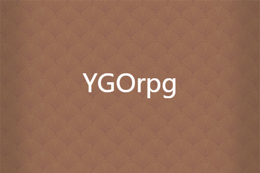 YGOrpg YGOrpg