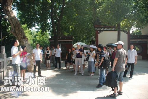 遊客在武漢中央軍校