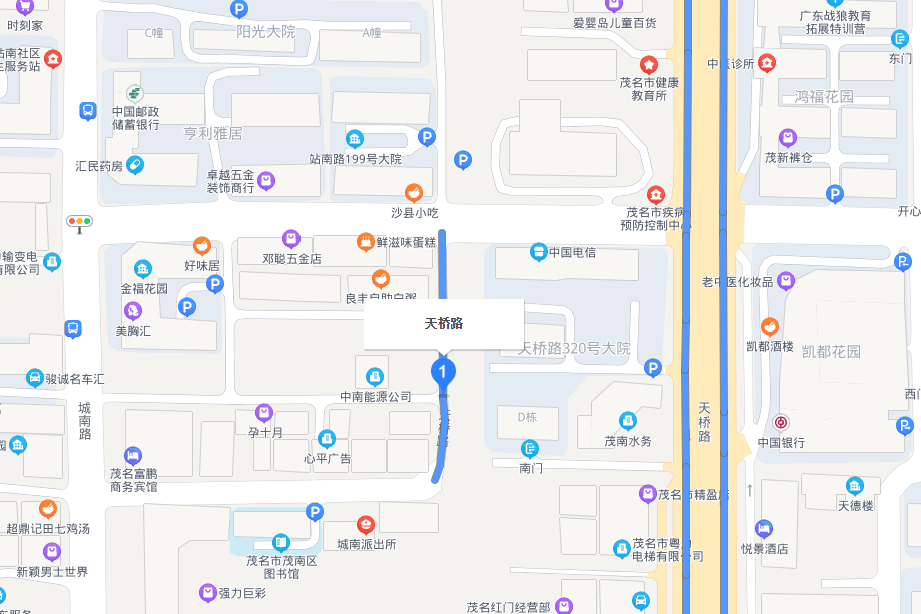 天橋路(中國廣東省茂名市天橋路) 天橋路(中國廣東省茂名市天橋路)