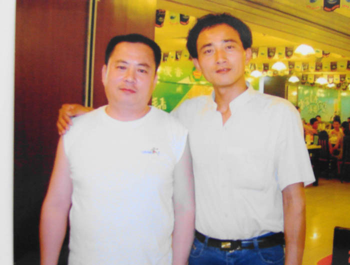 姜雪峰與我國著名畫家莫曉松老師