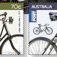 腳踏車(澳大利亞發行郵票)