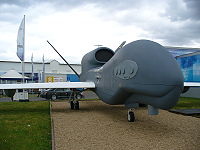 無人飛機：美國研發的全球之鷹無人偵察機