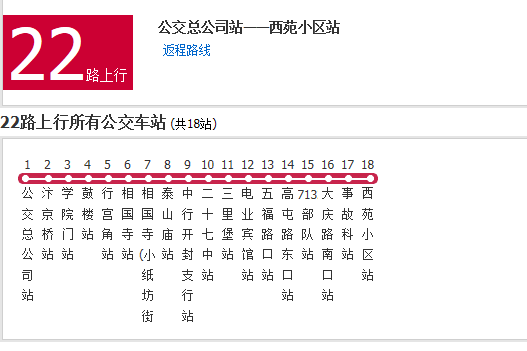 開封公交22路 開封公交22路