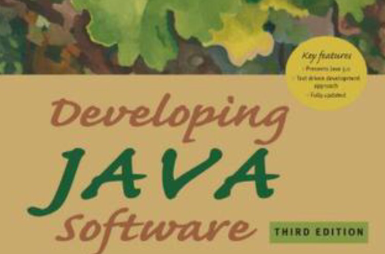 Java 軟體開發 Developing Java Software