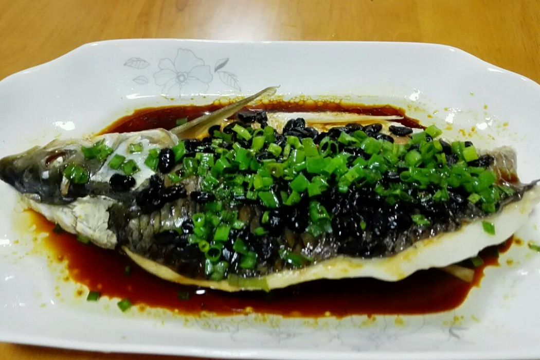 豆豉蒸鯇魚 豆豉蒸鯇魚