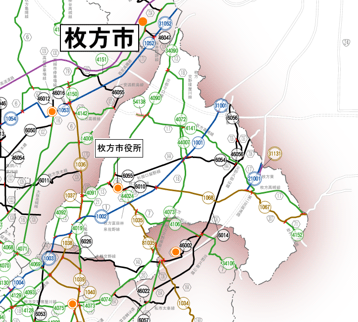 枚方市(枚方(日本地名)) 枚方市(枚方(日本地名))