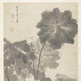 墨荷(清代畫家朱耷創作的國畫) 墨荷(清代畫家朱耷創作的國畫)