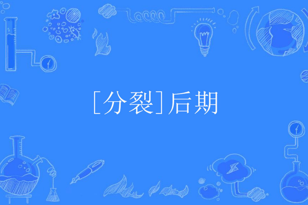 [分裂]後期