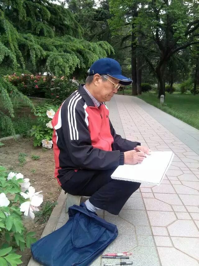 2015年春北京總後大院寫生