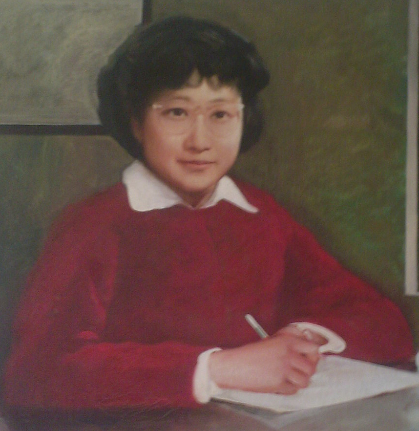 青年陳雪蘭畫像