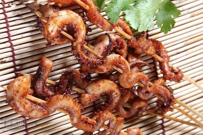 烤魷魚須 烤魷魚須