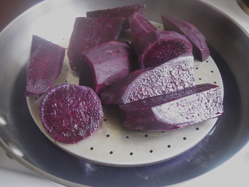紫薯豆沙棗