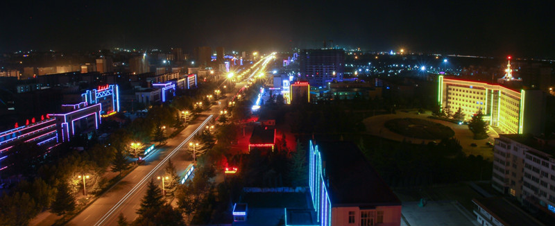 陝州夜景