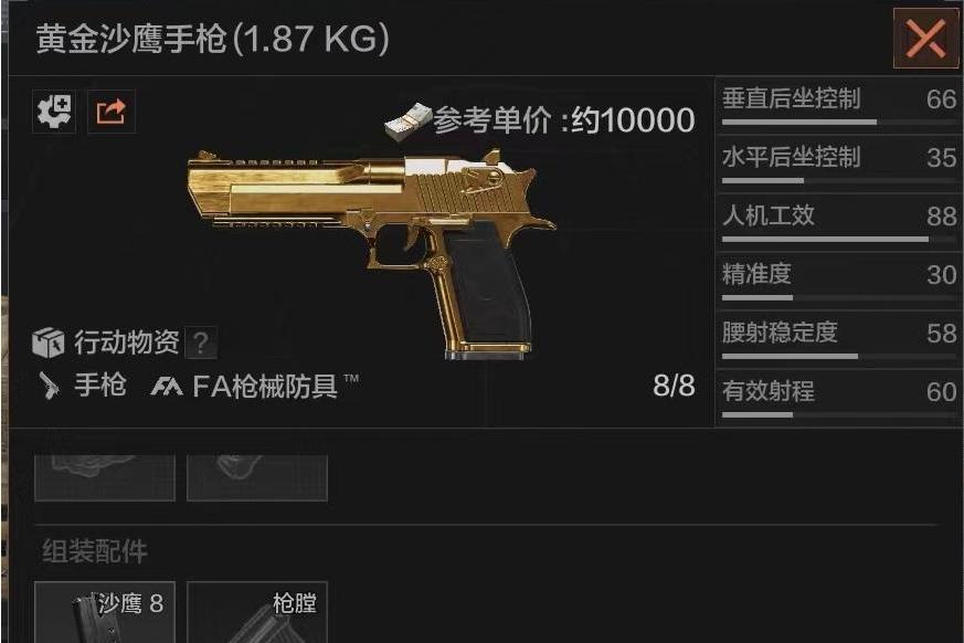 黃金沙鷹(遊戲《暗區突圍》中的道具) 黃金沙鷹(遊戲《暗區突圍》中的道具)