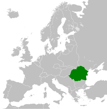 羅馬尼亞王國疆域，1939年