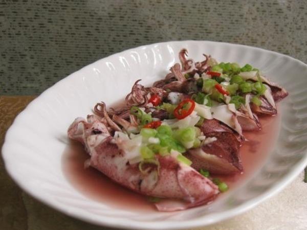 蒜蓉蒸魷魚