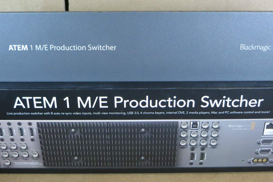 Blackmagic ATEM 1 M/E Production Switcher Blackmagic ATEM 1 M/E Production Switcher