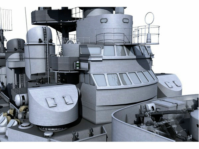 維內托級戰列艦艦橋3D模擬圖