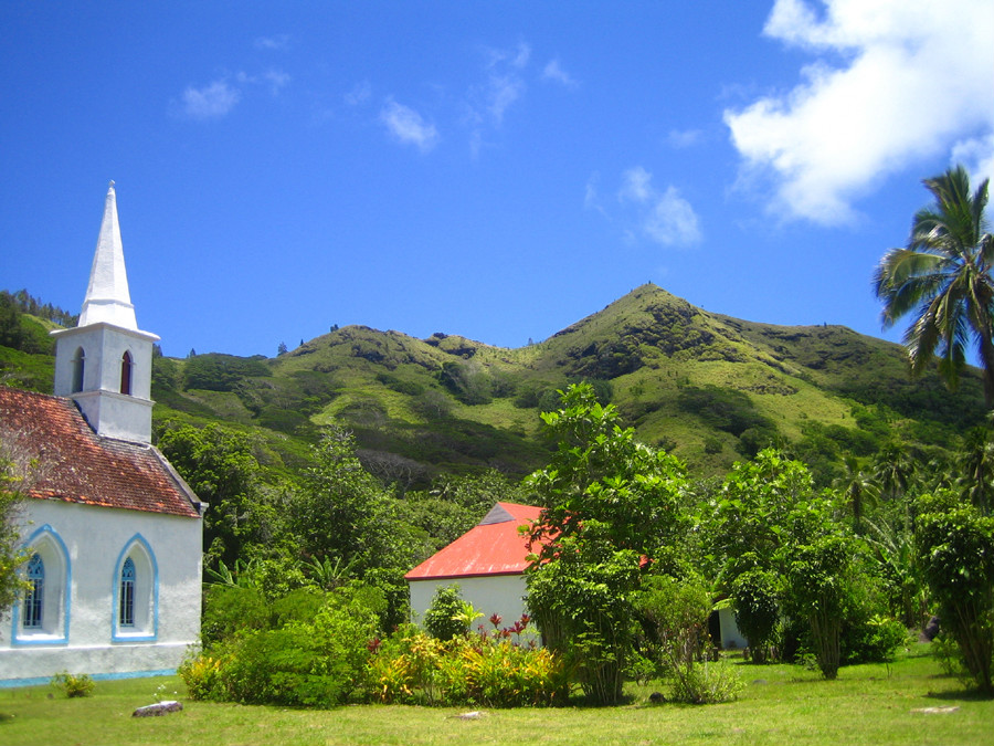 塔拉瓦伊島上的聖加百利教堂