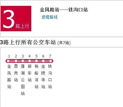 商洛公交3路 商洛公交3路
