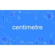 centimetre centimetre