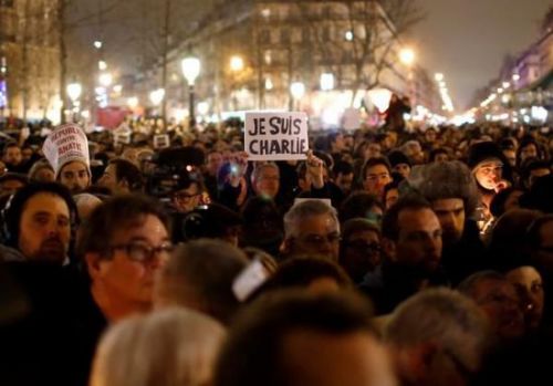 法國舉行反恐大遊行