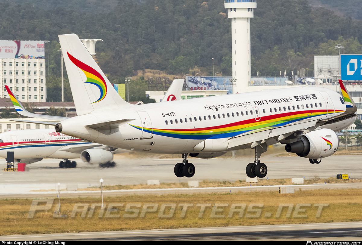 西藏航空A319-100（WL）