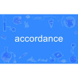 accordance accordance
