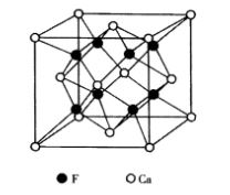 圖5 CaF2的晶體結構