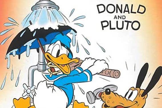 Donald and Pluto Donald and Pluto