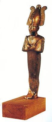 銅仿古法老圖坦卡蒙像
