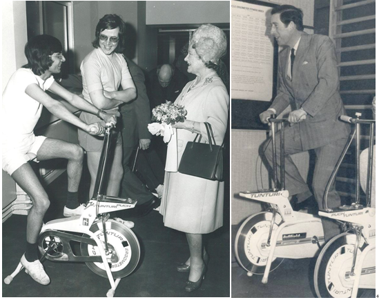 早期英國王室在使用環保健身車
