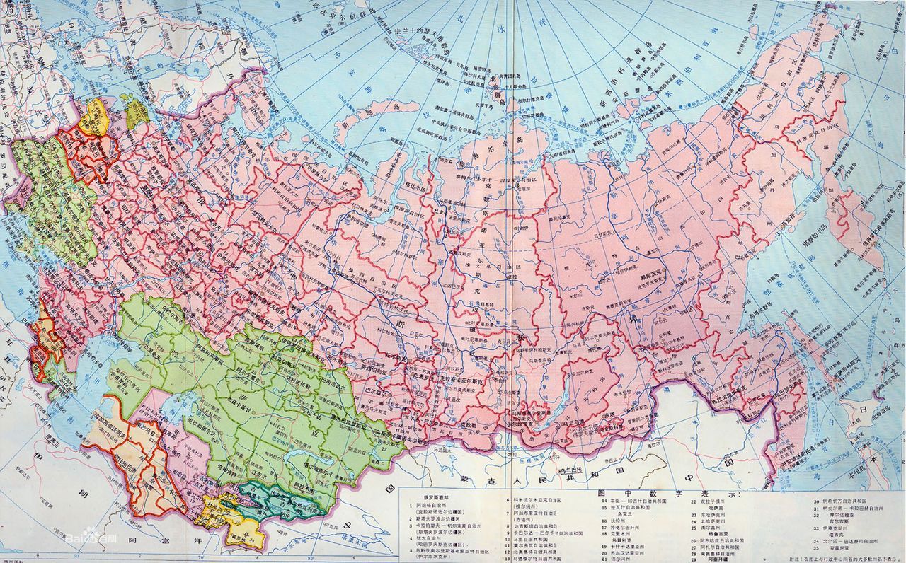 蘇聯地圖