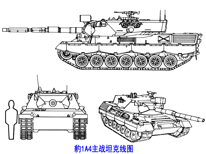 B1A3主戰坦克線圖