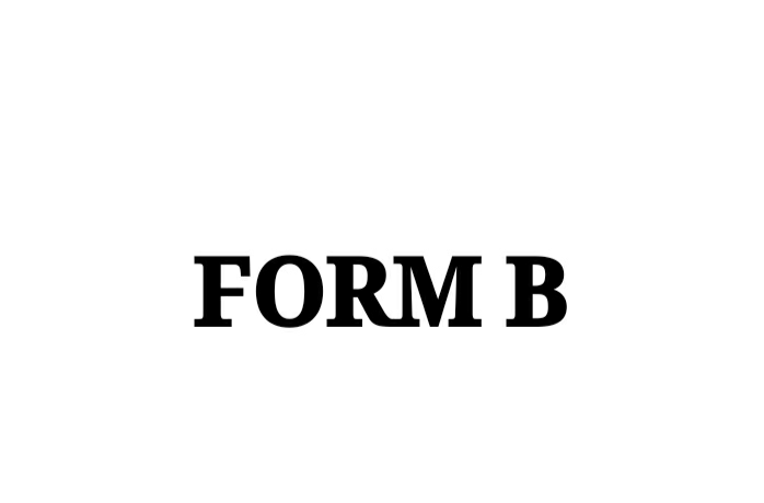 FORM B
