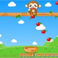 混血猴扔蘋果