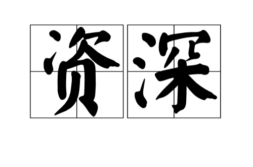 資深(漢語詞語)