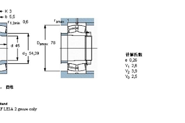 SKF E2.22209K軸承